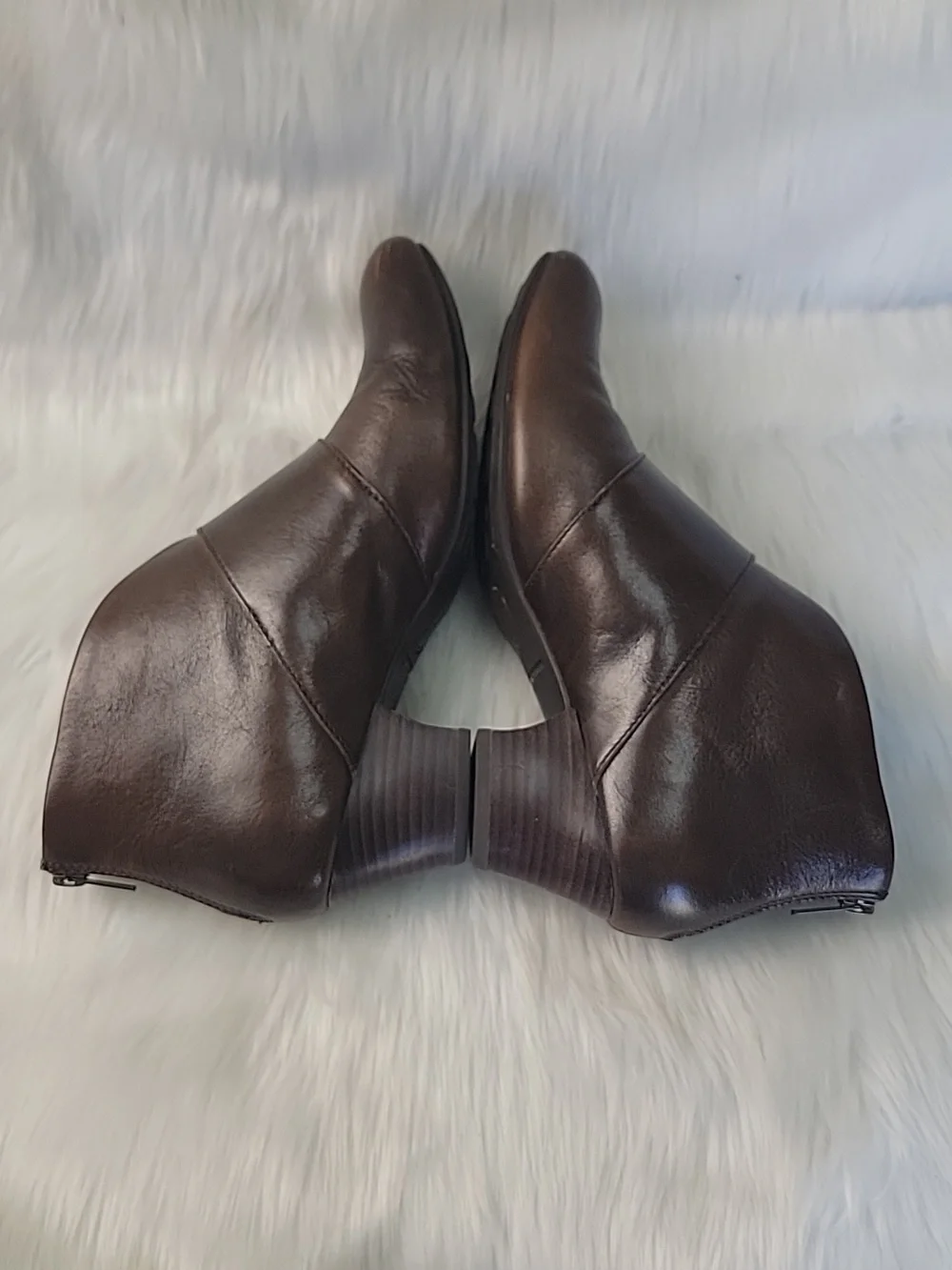 BORN Jessen Cognac Brown Comfort Victorian Retro Boho‎ Ankle Bootie Boots 9
